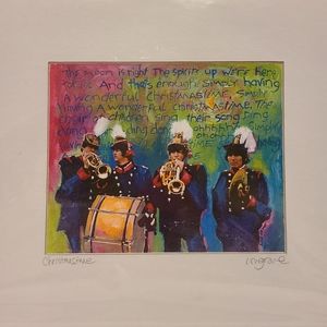 Beatles Xmas Memorabilia,"Christmastime" Art Print